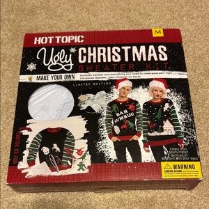 Hot Topic Ugly Christmas Sweater Kit - Black and Red